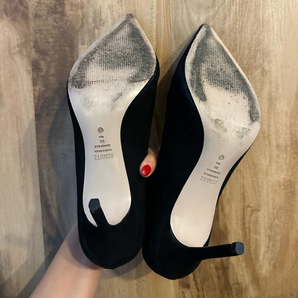 SCHUTZ SUEDE STILETTO PUMPS - Picture 4 of 4